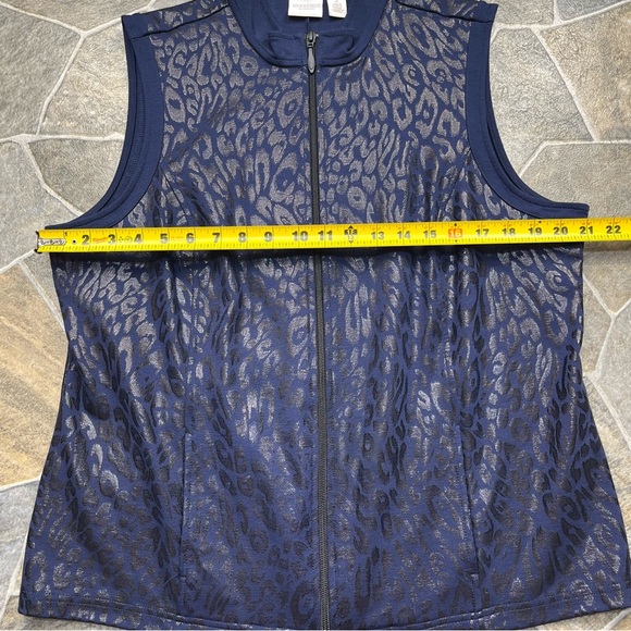 Weekends By Chico’s Animal Print Vest - Picture 8 of 10